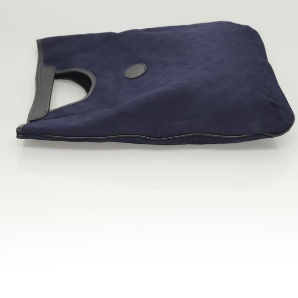 CELINE C Sulky Hand Bag Canvas Navy - Picture 5 of 12